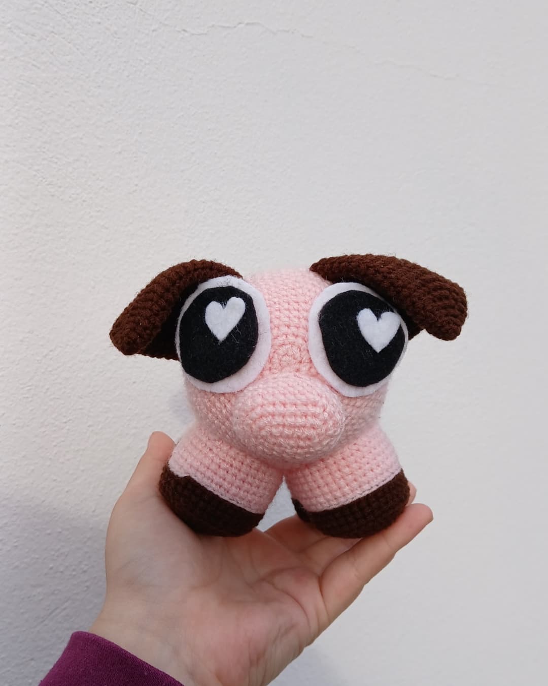 Chanchito de 25cm de Lana
