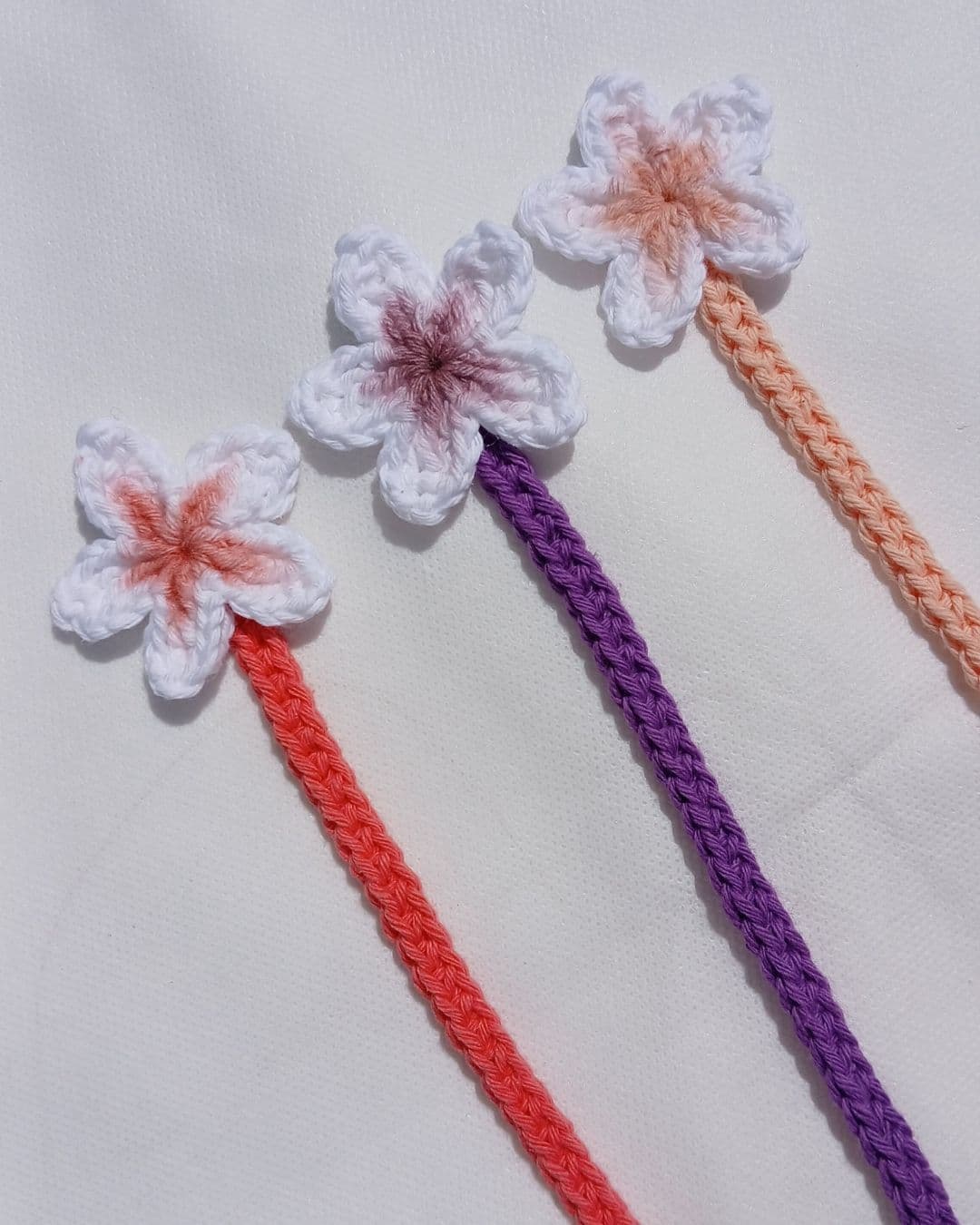 Marca Pagina de Flores